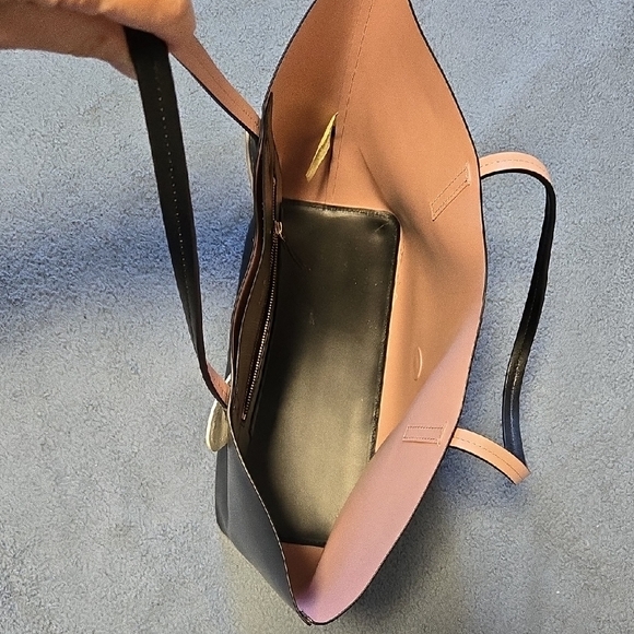 Kate Spade Black and Pink Bunny Tote With Matching Wallet - Picture 5 of 10